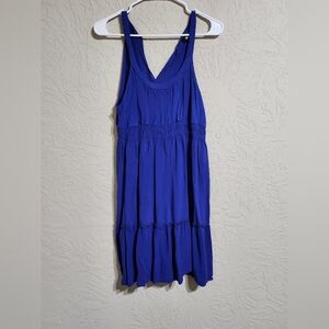 Wrangler Blue Tiered Ruffled Sundress